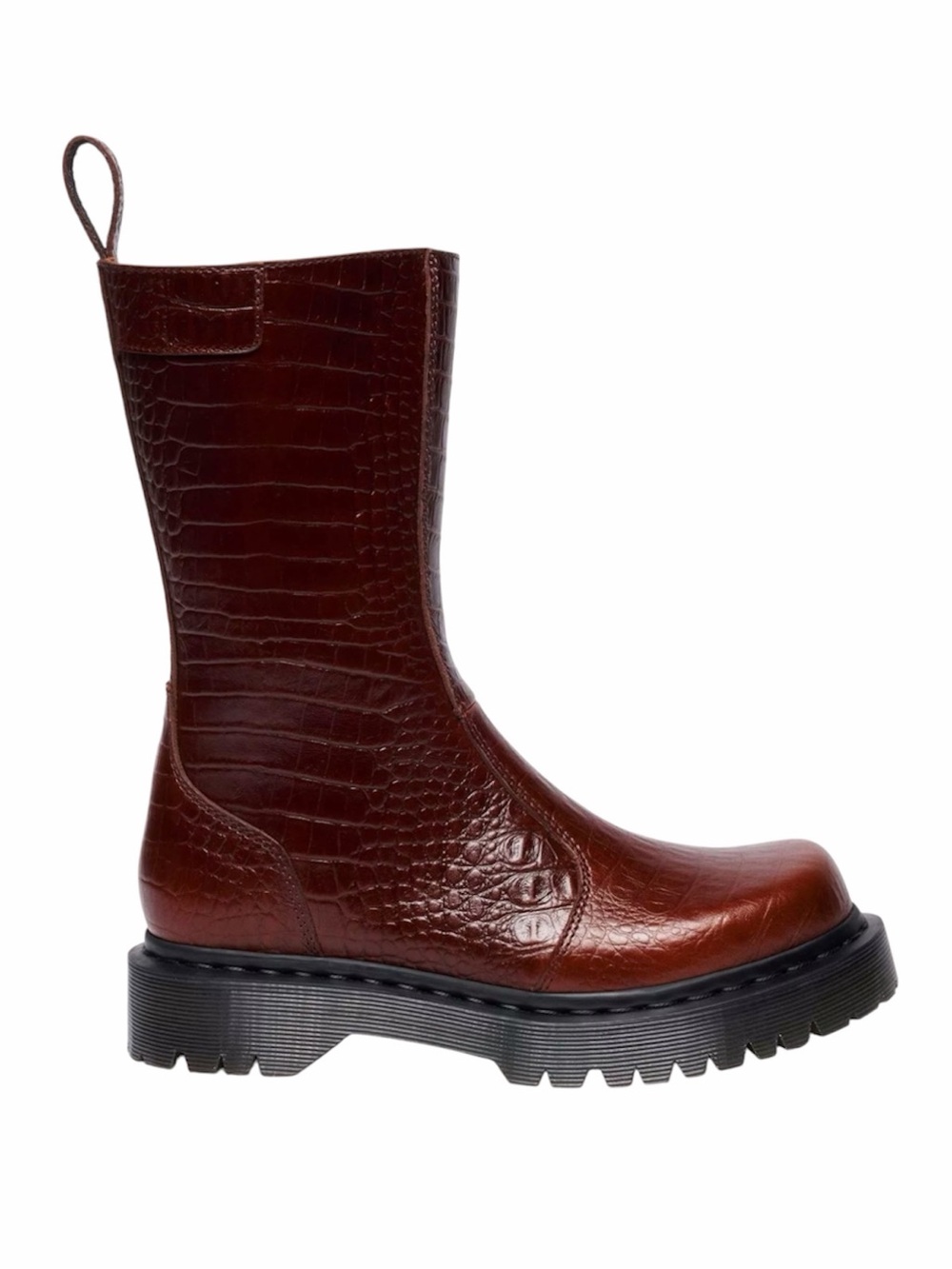 Dr. Martens REJENA CROC EMBOSS LEATHER BOOTS